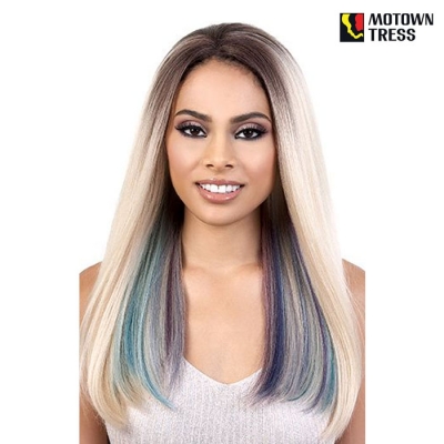 Motown Tress Lets Lace Synthetic Swiss Lace Wig - L. MOLLY